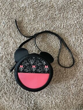 DANI by Danielle Nicole Disney's Minnie Mickey Mouse Black Crossbody Purse NEW